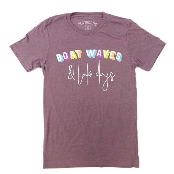 Oliver & Otis Tops - Oliver & Otis  Boat Waves & Lake Days Graphic Tee Shirt